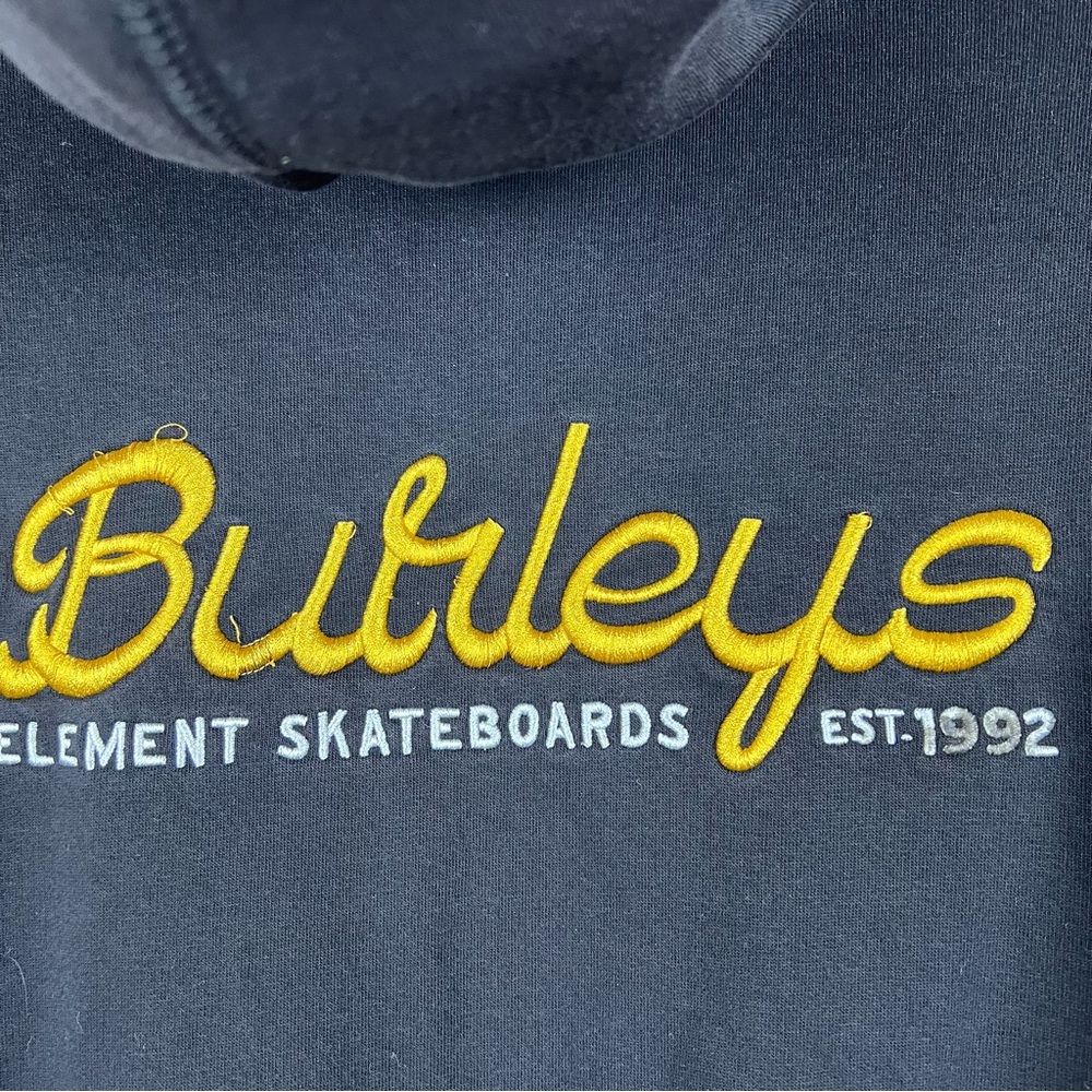 Burleys X Element Skateboard Pullover Hoodie Medi… - image 4